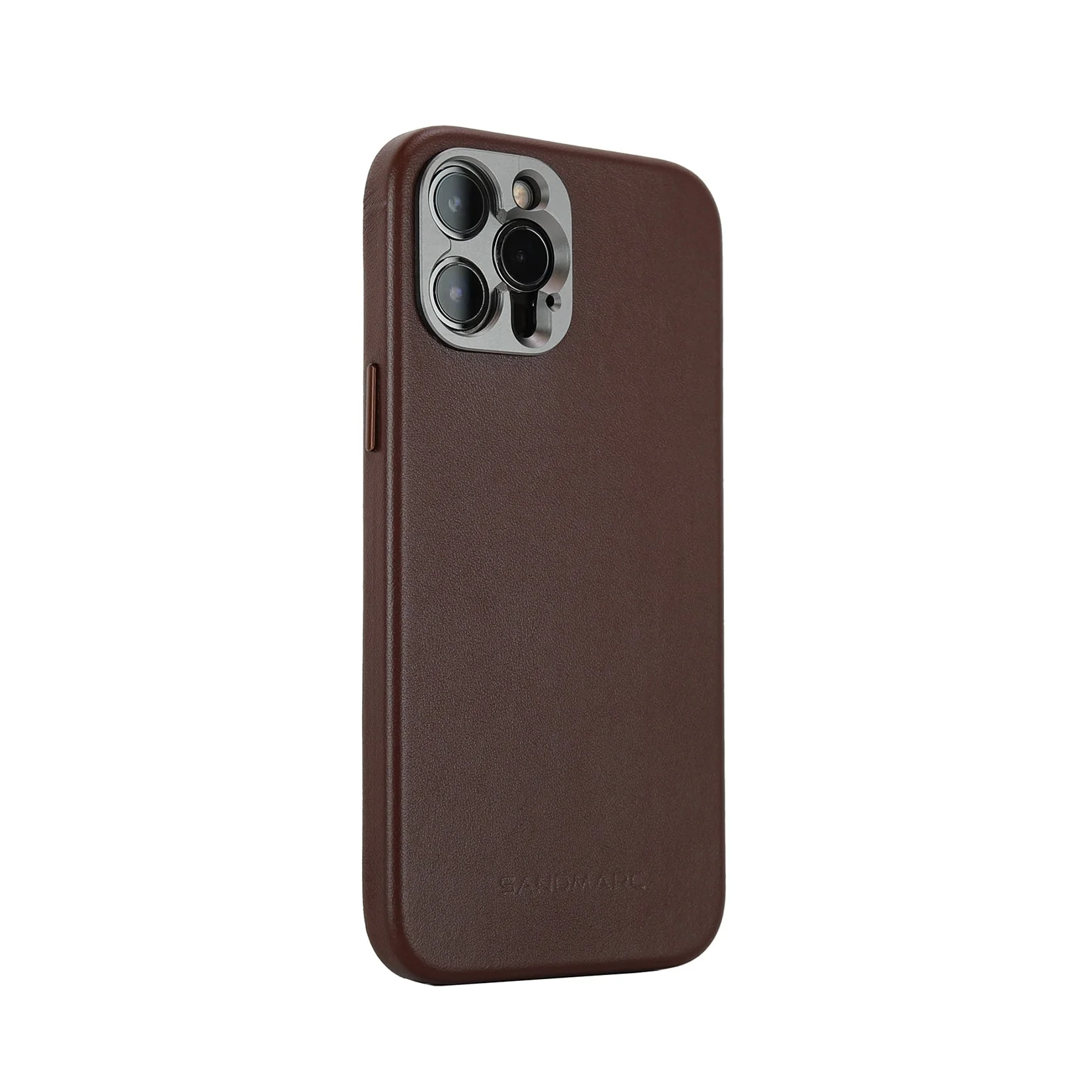 Refurbished Pro Leather Case - iPhone 12 Pro (MagSafe Compatible) - Brown - Image 4