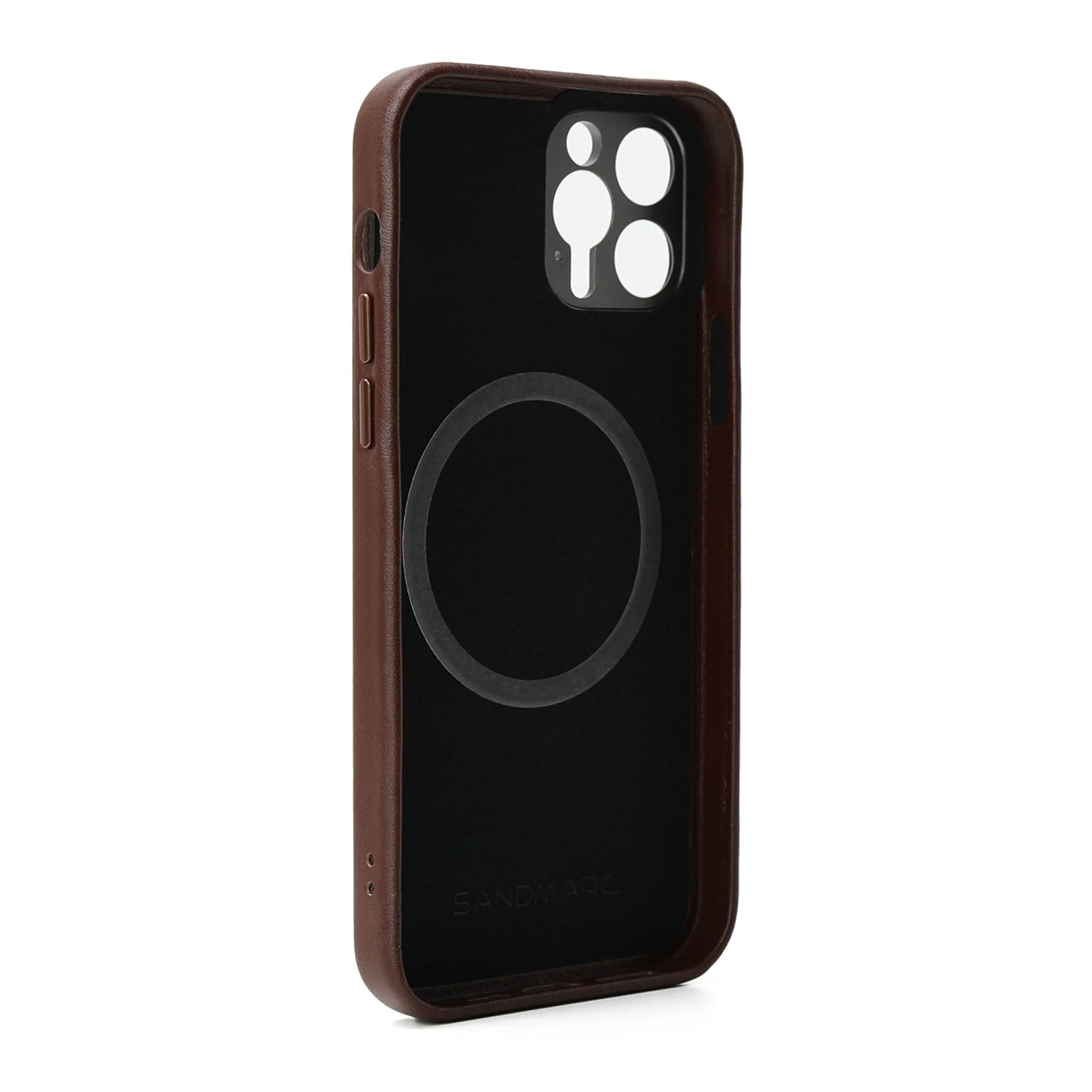 Refurbished Pro Leather Case - iPhone 12 Pro Max (MagSafe Compatible) - Brown - Image 3