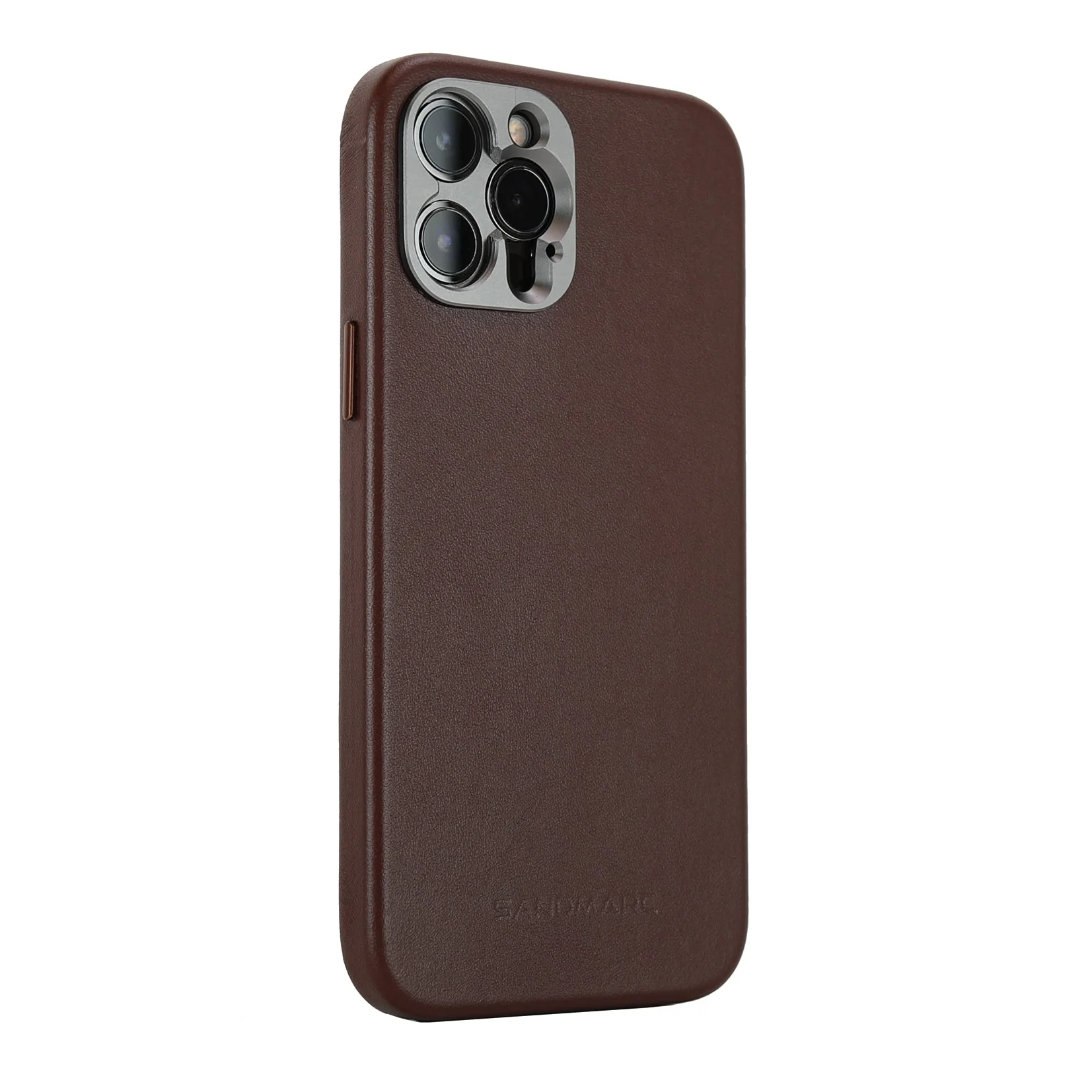 Refurbished Pro Leather Case - iPhone 12 Pro Max (MagSafe Compatible) - Brown - Image 4