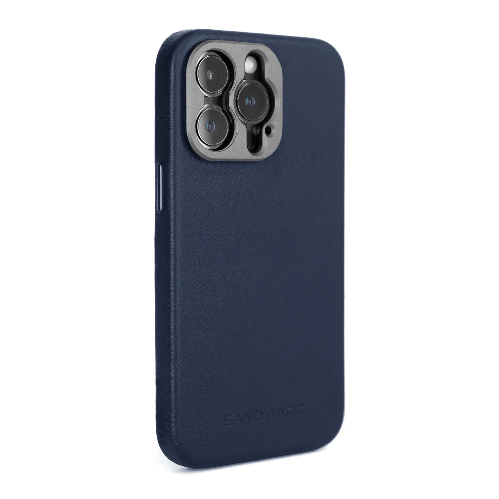 Refurbished Pro Leather Case - iPhone 14 Pro Max - Navy (MagSafe Compatible) - Image 5
