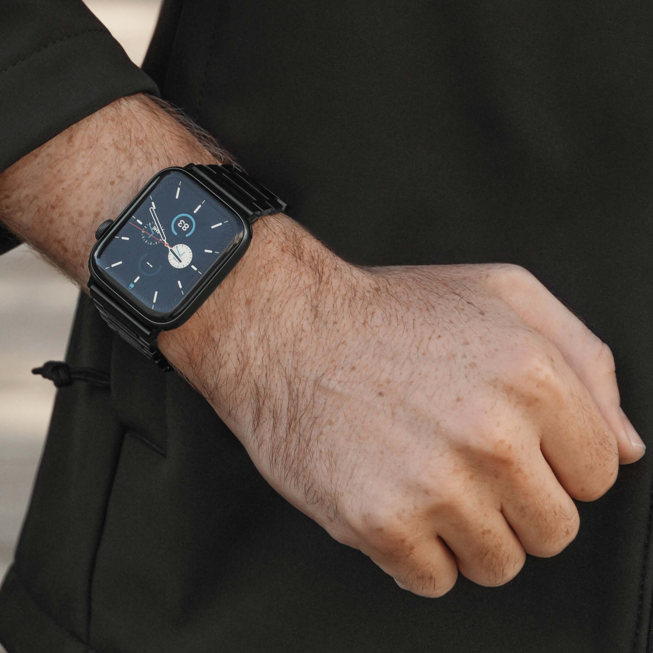 Refurbished Titanium Edition - Apple Watch Band | Black - Image 3
